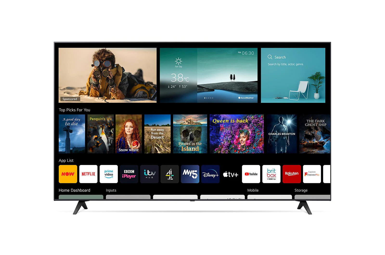 LG UHD TV 55'' Serie UP77006LB - LED 4K Smart TV webOS 6.0 Quad Core Processor