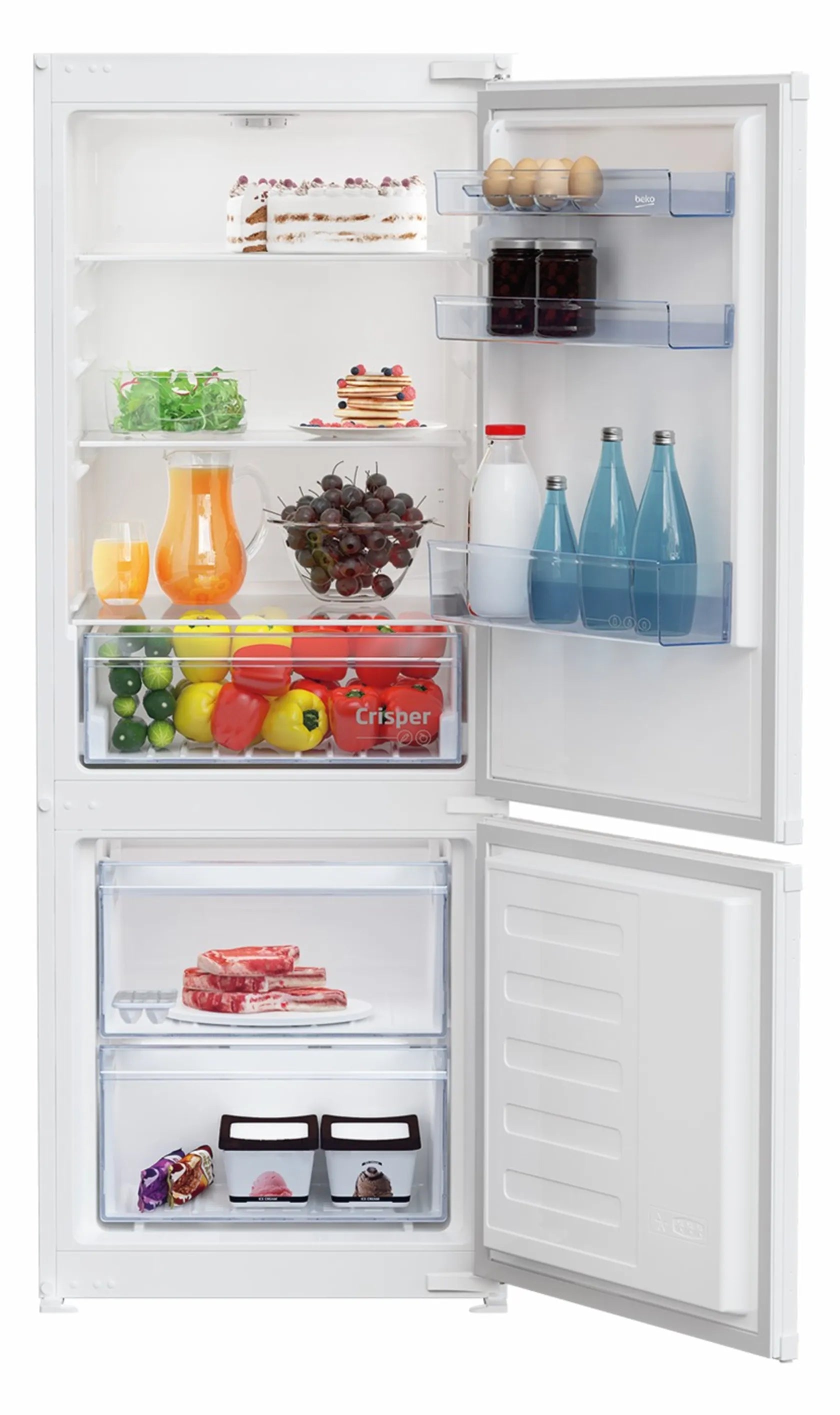 Beko built-in fridge/freezer combination BCSA240K4SN