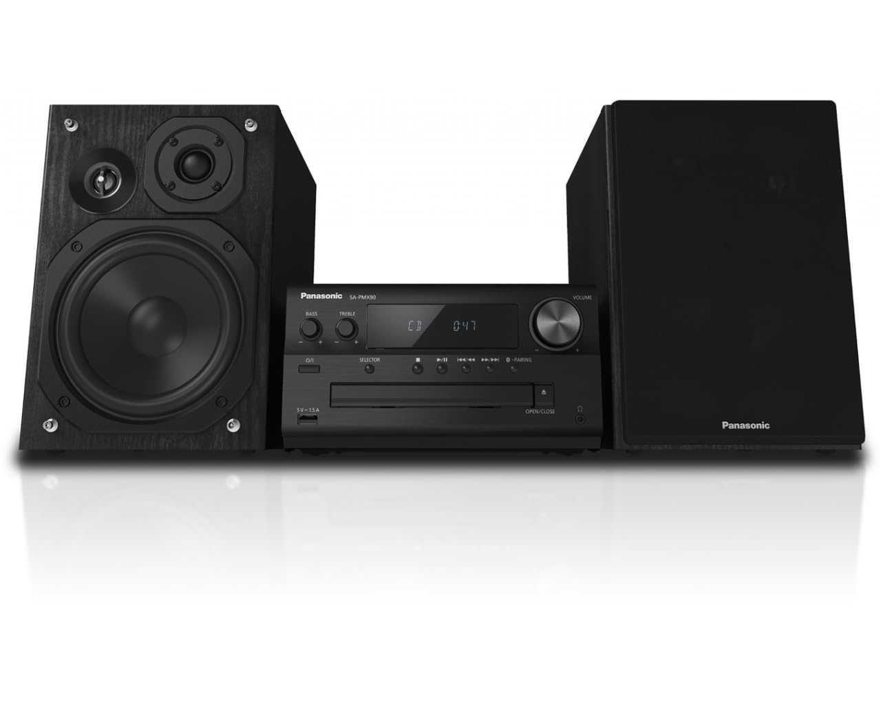 Panasonic SC-PMX92 DAB/DAB+/FM/CD Bluetooth Micro Hi-Fi System with High Resolution Audio, Black