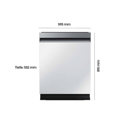 Samsung DW60CG880SSLEG partially integrated dishwasher