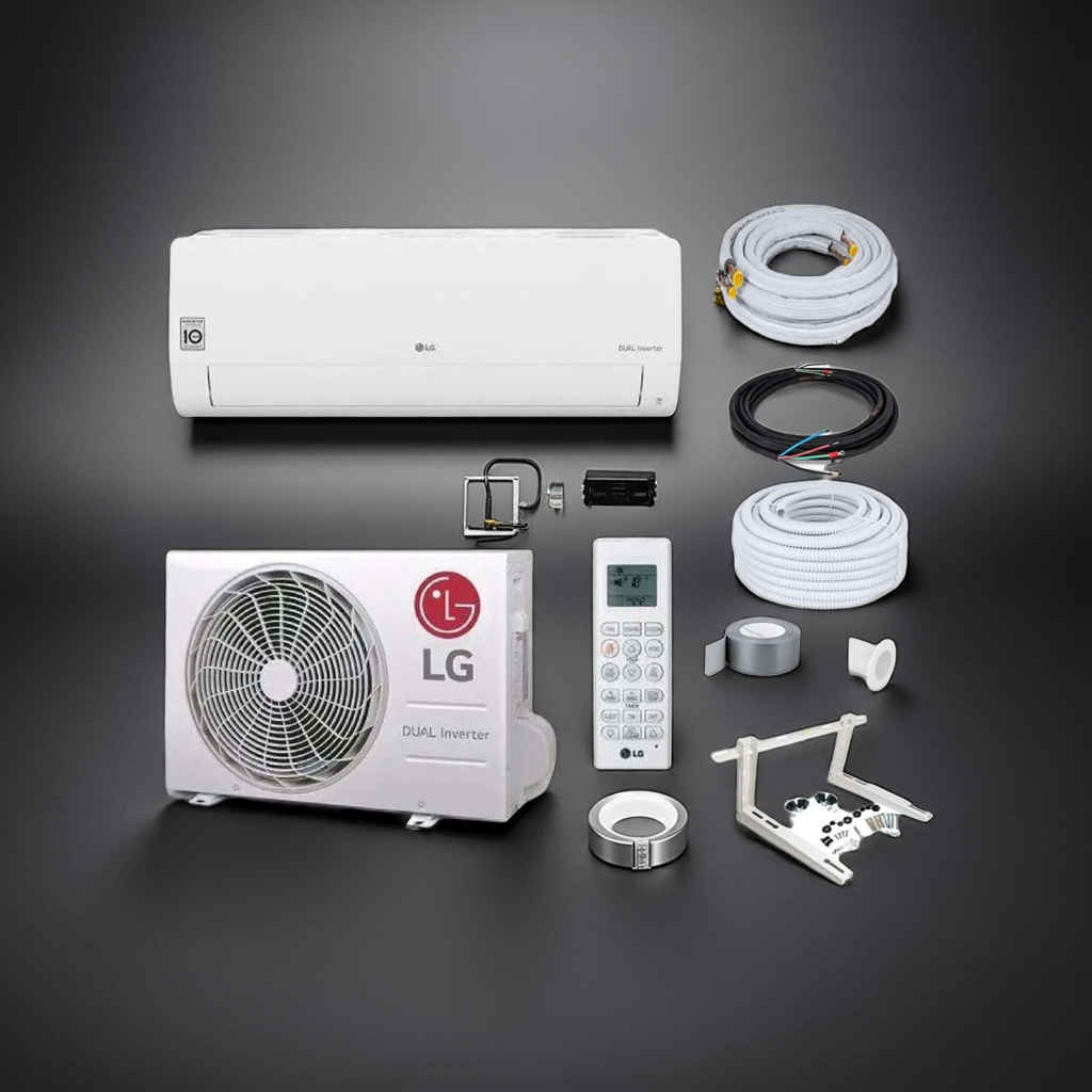 Air Conditioning? LG Self-Build Air Conditioning Set Wifi – S09ET 2.5kw 9000btu – 3meter wall mounting