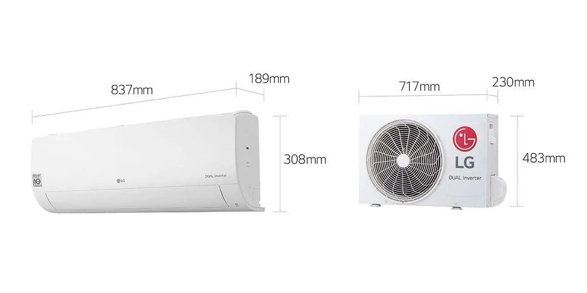 Air Conditioning? LG Self-Build Air Conditioning Set Wifi – S09ET 2.5kw 9000btu – 3meter wall mounting