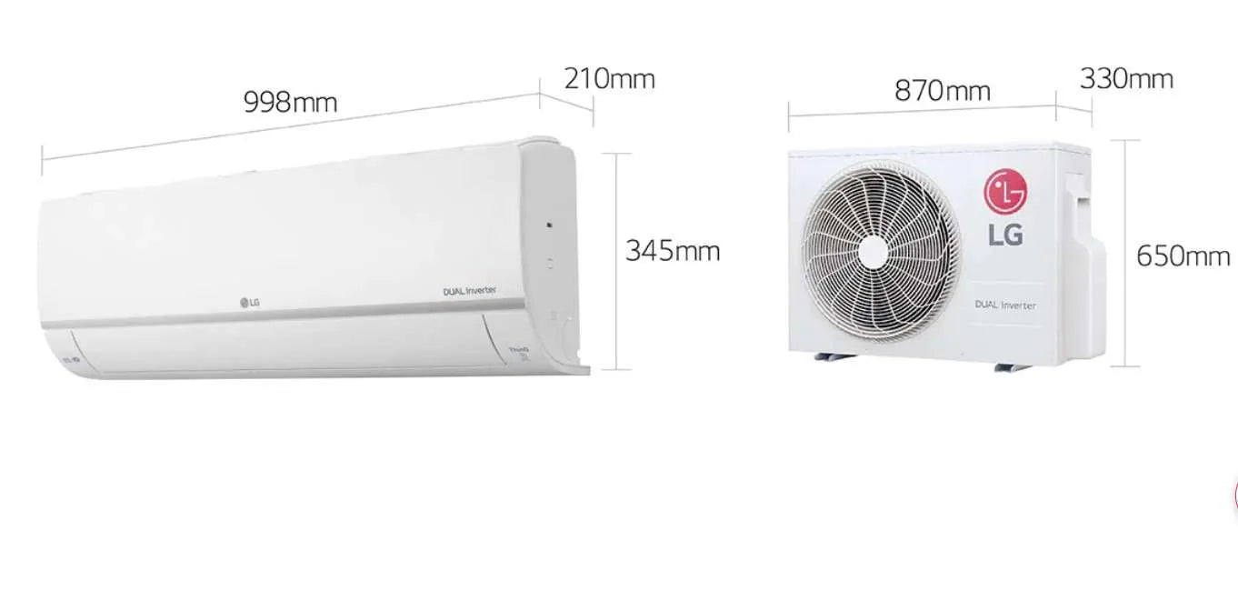 LG S18ET air conditioner – 5 kw power 18000btu wifi S18ET