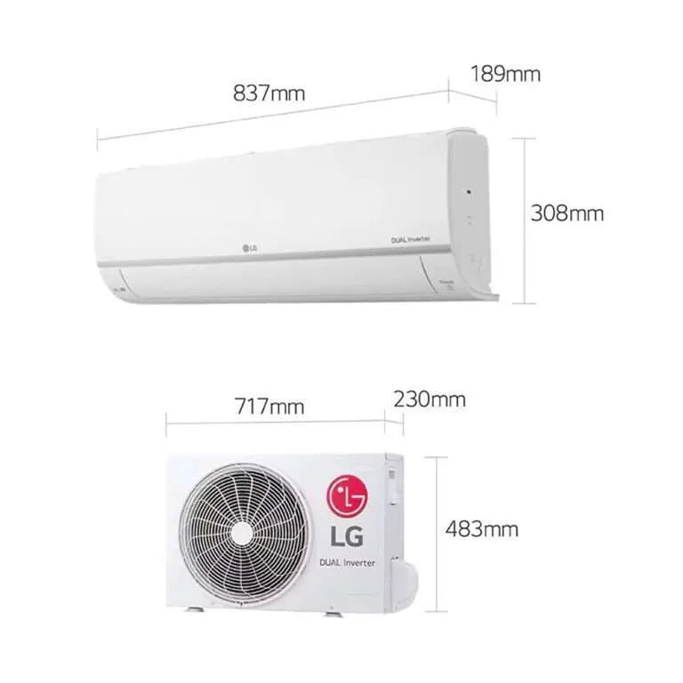 LG S12ET Airco 3.5kw WIFI Split unite 12000Btu A++ , 3.5kw , Dual inverter